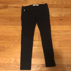Abercrombie size 10 gray/black leggings